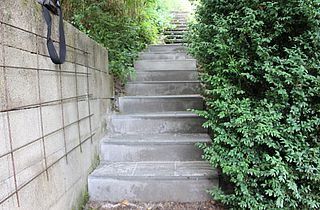 Einbau mehrerer Stufen im Gartenbereich