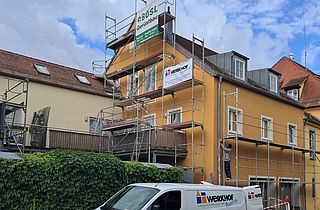 Hausfassade streichen