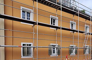 Hausfassade streichen