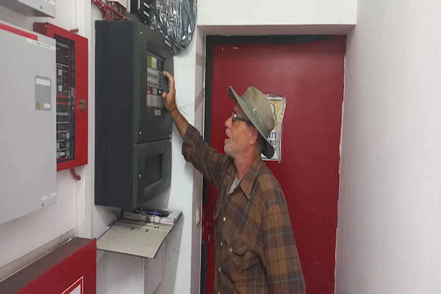 Überprüfung einer Alarmanlage