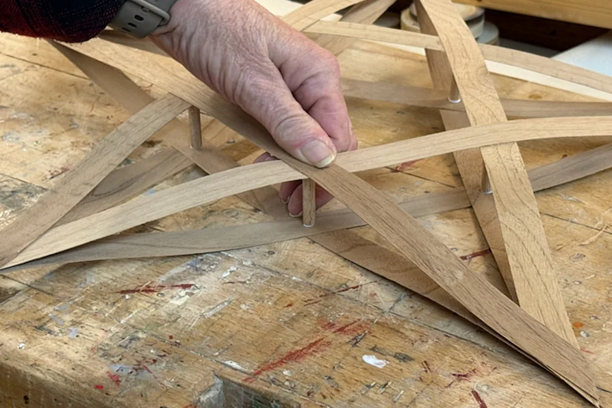 Weihnachtssterne entsehen