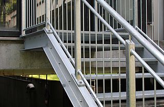 Treppe verzinkt Details