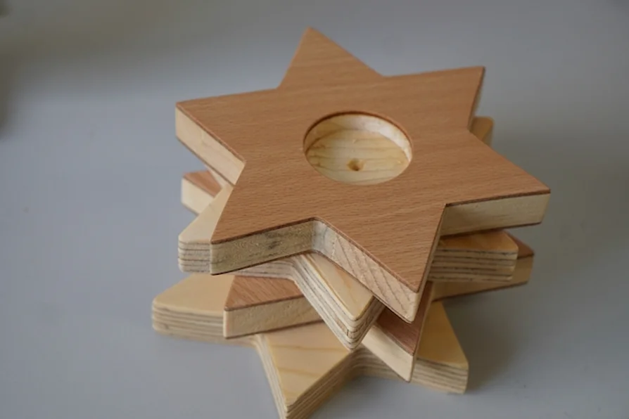 Teelichthalter Stern