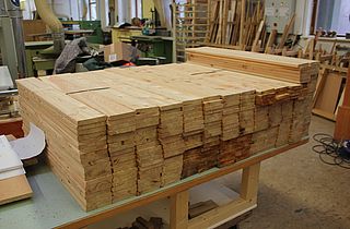 Holz für Zaunbau
