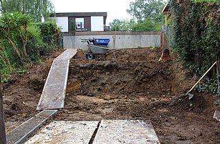 Garten nach Komplettrodung