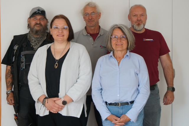 Mitarbeitervertretung und Schwerbehindertenvertretung des Werkhofs Regensburg als Gruppenfoto