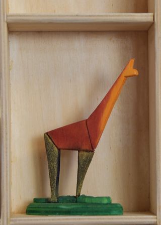 Laubsägearbeiten Giraffe