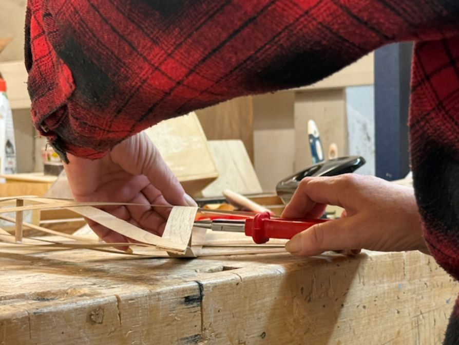 Weihnachtssterne entsehen